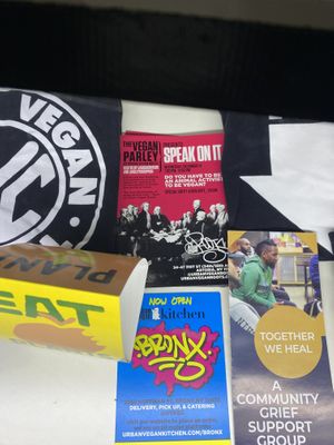 Campaigning   at Urban Vegan Kitchen in New York City