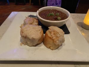 Chilly cheesy bread   at Urban Vegan Kitchen in New York City