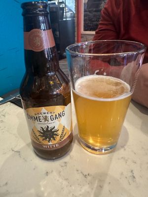 OMME GANG Beer - WITTE  at Urban Vegan Kitchen in New York City