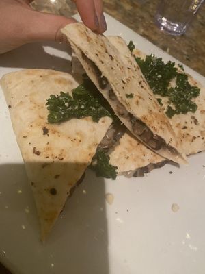 Super Mario quesadilla   at Urban Vegan Kitchen in New York City