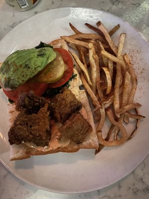 Rich poi boy   at Urban Vegan Kitchen in New York City