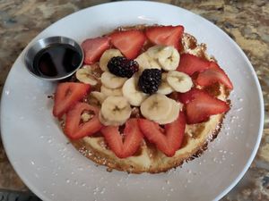 Belgian Waffle at Urban Vegan Kitchen in New York City