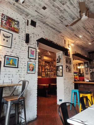 The restaurant at Urban Vegan Kitchen in New York City