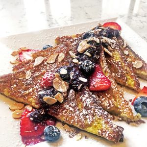 Golden French Toast at Urban Vegan Kitchen in New York City