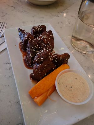 Korean BBQ Wings at Urban Vegan Kitchen in New York City