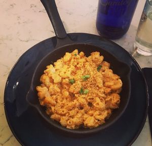 Mac and Cheese very good  at Urban Vegan Kitchen in New York City