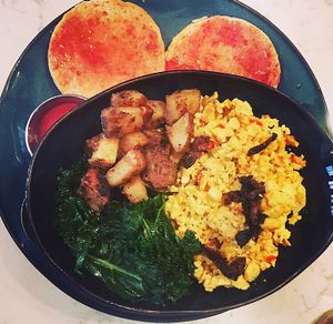 breakfast tofu scramble  at Urban Vegan Kitchen in New York City