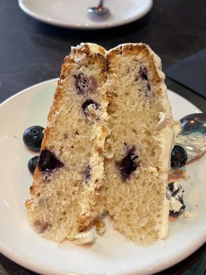 Yummy blueberry lemon cake    at Urban Vegan Kitchen in New York City