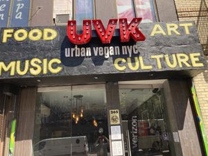 Front  at Urban Vegan Kitchen in New York City