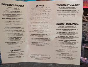 Menu at Urban Vegan Kitchen in New York City