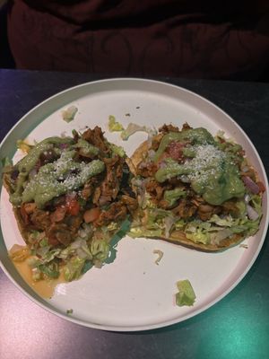 Hit the road jack tostadas  at Urban Vegan Kitchen in New York City