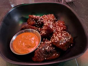 Korean bbq wings at Urban Vegan Kitchen in New York City