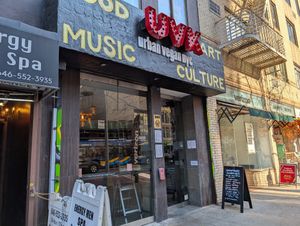 Outside at Urban Vegan Kitchen in New York City