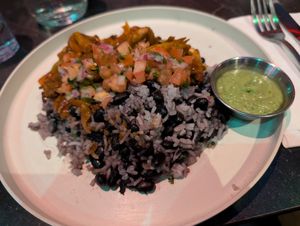 omar’s coming mushroom asada at Urban Vegan Kitchen in New York City