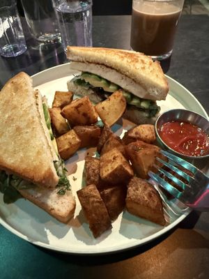   at Urban Vegan Kitchen in New York City
