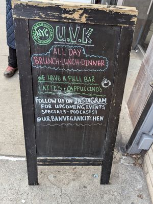  at Urban Vegan Kitchen in New York City