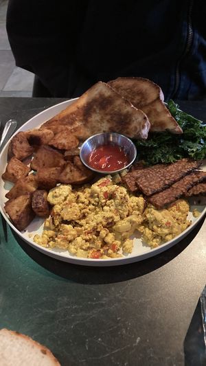 Tofu scramblee  at Urban Vegan Kitchen in New York City