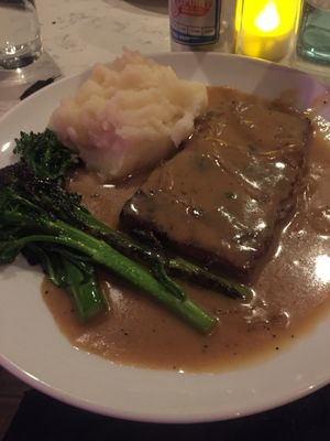 Seitan and gravy at Urban Vegan Kitchen in New York City