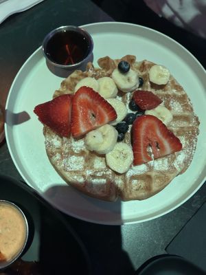 Belgian waffle  at Urban Vegan Kitchen in New York City
