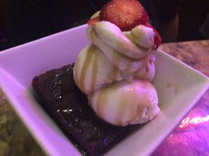 Brownie all the way sundae  at Urban Vegan Kitchen in New York City