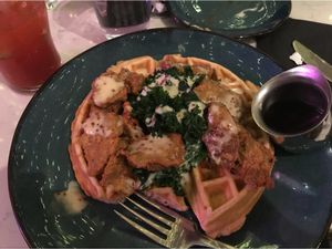 Couldn’t wait to take a bite  at Urban Vegan Kitchen in New York City