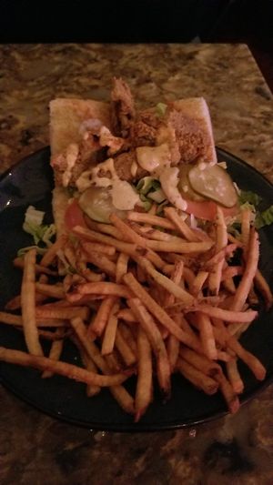 Shrimp Po'boy at Urban Vegan Kitchen in New York City