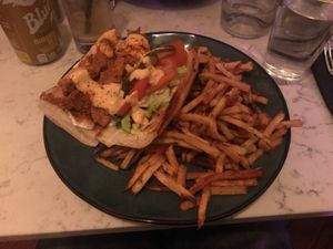 Shrimp Po’boy at Urban Vegan Kitchen in New York City