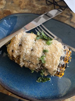 Elote - must try  at Urban Vegan Kitchen in New York City