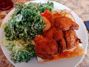Po boy at Urban Vegan Kitchen in New York City