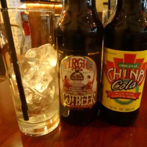 Tasty vegan fizzy drinks  at Urban Vegan Kitchen in New York City