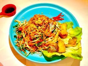 Pad Thai the best in city at Loving Hut Diệp Lâm Vegan in Ho Chi Minh City
