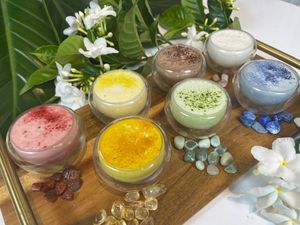 Latte and Latte

 vegan barista made multi color latte to taste dor 7 days of the week at Loving Hut Diệp Lâm Vegan in Ho Chi Minh City