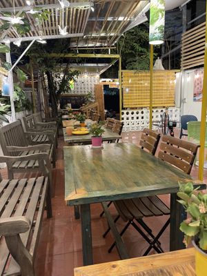 Tables   at Loving Hut Diệp Lâm Vegan in Ho Chi Minh City