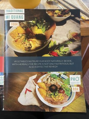 Menu  at Loving Hut Diệp Lâm Vegan in Ho Chi Minh City