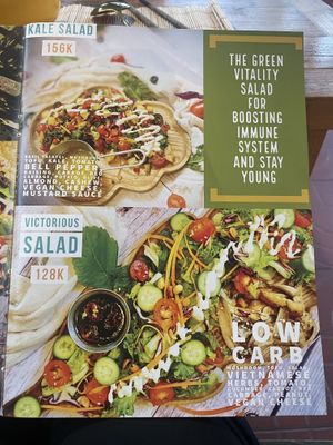 Menu  at Loving Hut Diệp Lâm Vegan in Ho Chi Minh City