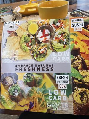 Menu  at Loving Hut Diệp Lâm Vegan in Ho Chi Minh City