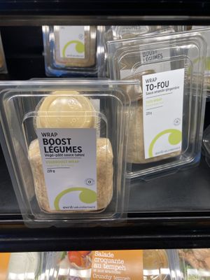 Wraps  at Avril in Montreal