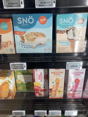 Frozen desserts  at Avril in Montreal