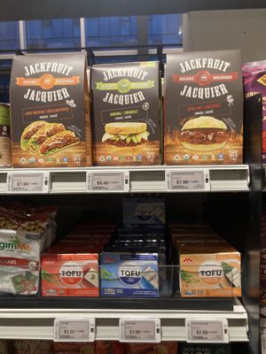 Jackfruit and tofu  at Avril in Montreal