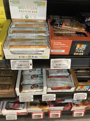 Vegan protein bars   at Avril in Montreal