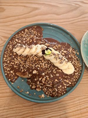 Go nuts pancakes at The Therapist - Alvalade in Lisbon