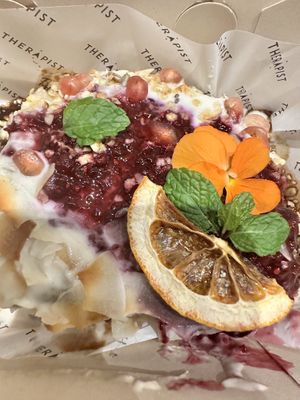 French toast  #Veganuary at The Therapist - Alvalade in Lisbon