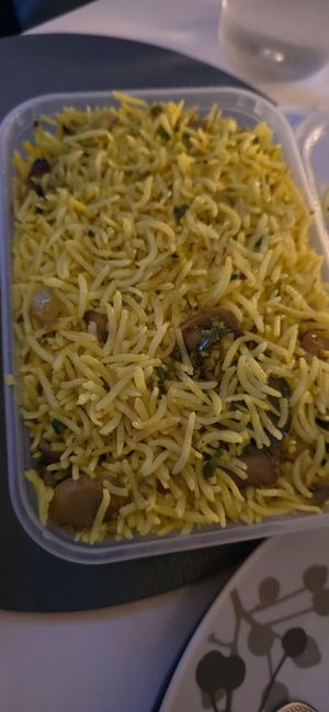 Mushroom rice at The Vegan Club in Ilford