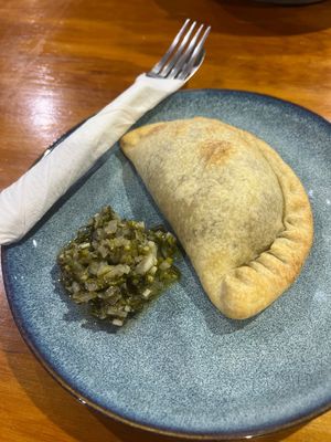 Mushroom empanada   at Hub Court in Cairns
