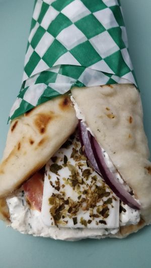 Feta pita at Veganarie - Resto Végan in Montreal