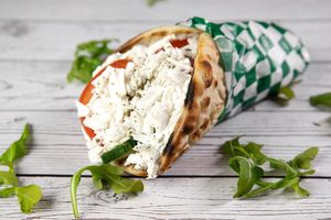 Feat Pita at Veganarie - Resto Végan in Montreal