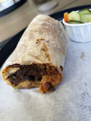 Vegan Rib Burrito   at North Fork Chocolate & Eatery in Riverhead