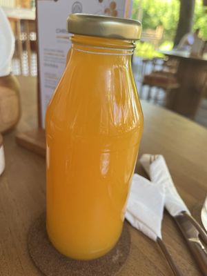 Local orange juice  at Alchemy - Uluwatu in Ubud