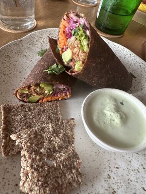 Vegan Wrap  at Alchemy - Uluwatu in Ubud