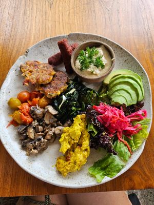 Champignon breakfast plate at Alchemy - Uluwatu in Ubud